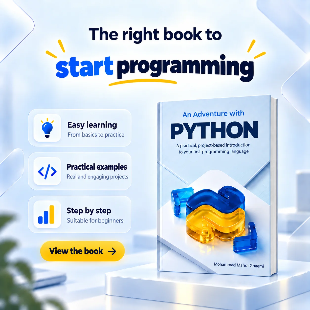 An Adventure with Python: learn step by step by building useful projects